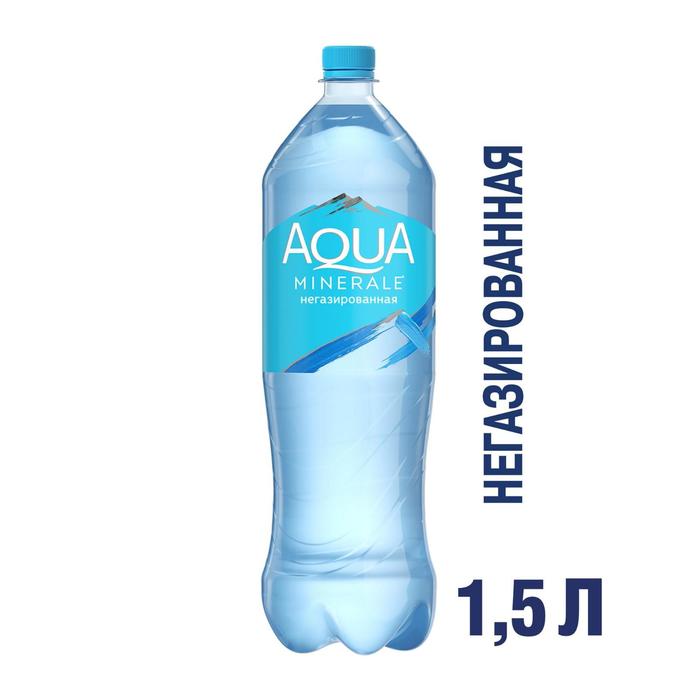 Вода питьевая Aqua Minerale, 1,5 л вода питьевая aqua minerale негазированная 1 л