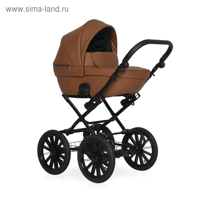 Коляска 2 в 1 Riko Basic Aicon Ecco Prestige, цвет 06 коричневый