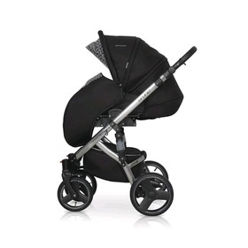 

Коляска 2 в 1 Riko Bruno Silver, цвет 31 чёрный