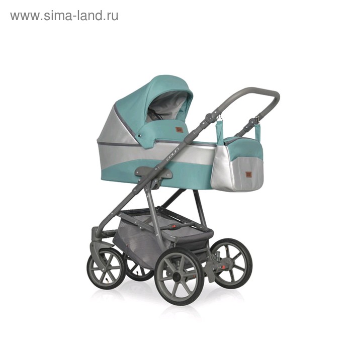 Коляска 2 в 1 Riko Basic Colin цвет 06 серо-бирюзовый 26178₽