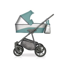 

Коляска 2 в 1 Riko Basic Colin, цвет 06 серо-бирюзовый
