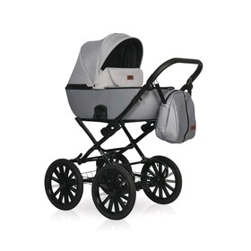 

Коляска 2 в 1 Riko Basic Ozon Shine Prestige, цвет 03 серый