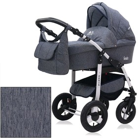 

Коляска 2 в 1 Bart-Plast Fenix Prime, цвет 01 синий джинс