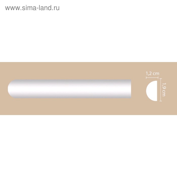 

Молдинг 1,9х1,2х200 см, A034/180