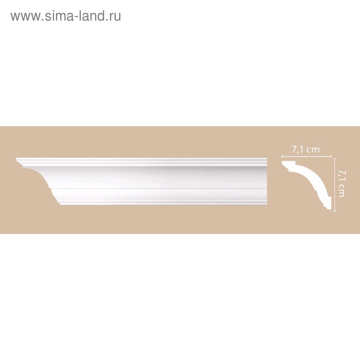

Плинтус 7,1х7,1х200 см, A100/21