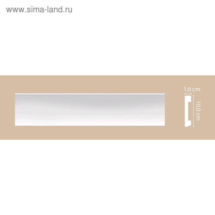 

Плинтус напольный 8х1,3х200 см, A037/28