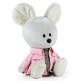 

Мягкая игрушка «Мышка Пшоня в сером платье и курточке», 15 см