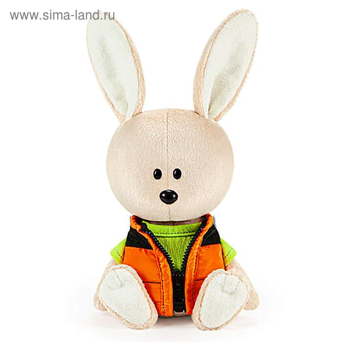 фото Мягкая игрушка «заяц антоша в зеленой футболке и безрукавке», 15 см лесята