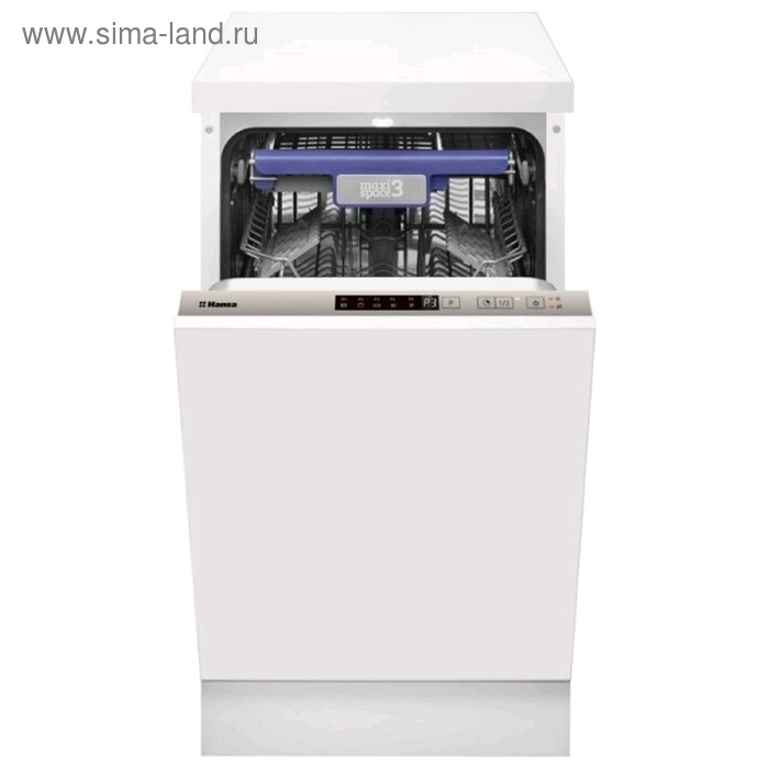 Посудомоечная машина Hansa ZIM 455EH, встраиваемая, класс А++, 10 комплектов, 9 л