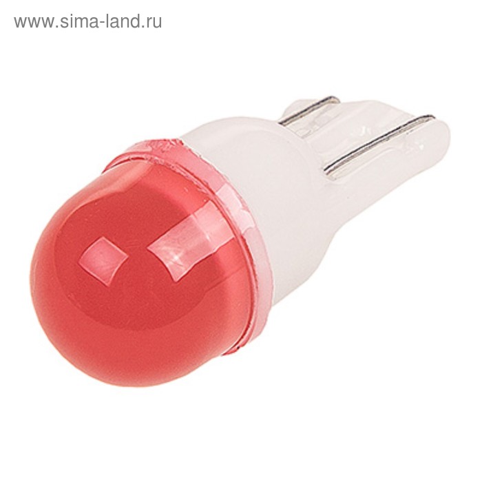 

Автолампа диод Skyway T10, 12 В, 1 SMD диод, без цоколя, 1-конт, красная, S08201412