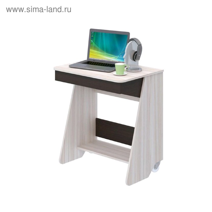 Стол компьютерный «СК 7», 760 × 550 × 755 мм, цвет карамель / венге