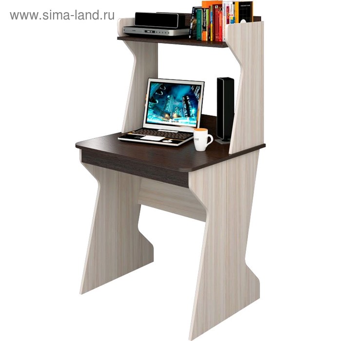 Стол компьютерный «СК 11», 750 × 620 × 1430 мм, цвет карамель / венге стол компьютерный мэрдэс ск 13 кв карамель венге