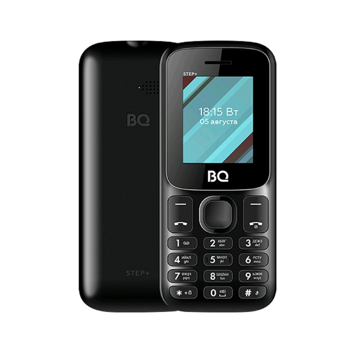 фото Сотовый телефон bq m-1848 step+ 1,77", 32мб, microsd, 2 sim, чёрный