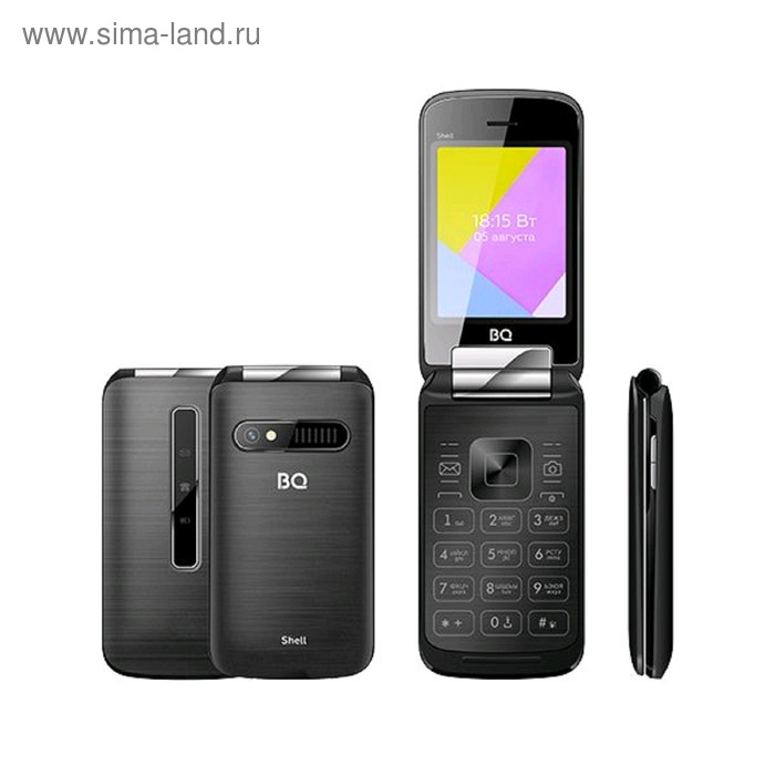 фото Сотовый телефон bq m-2816 shell 2,8", 32мб, microsd, 0,3мп, 2 sim, чёрный