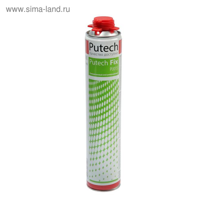 Клей-пена Putech, полиуретановый, универсальный, 1000 мл клей полиуретановый polynor stik для теплоизоляции 1000 мл