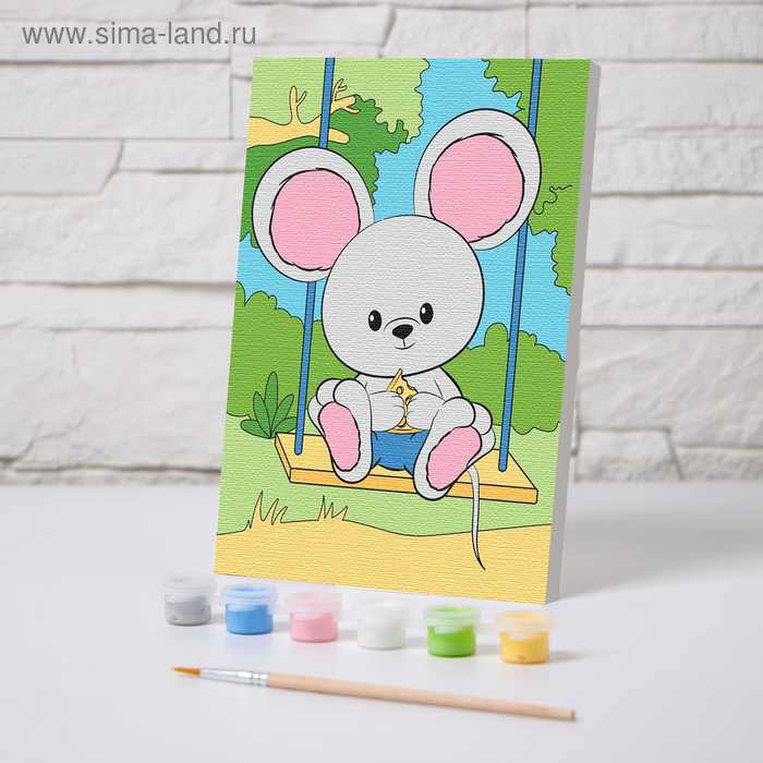 

Картина по номерам «Сеня» 21×15 см