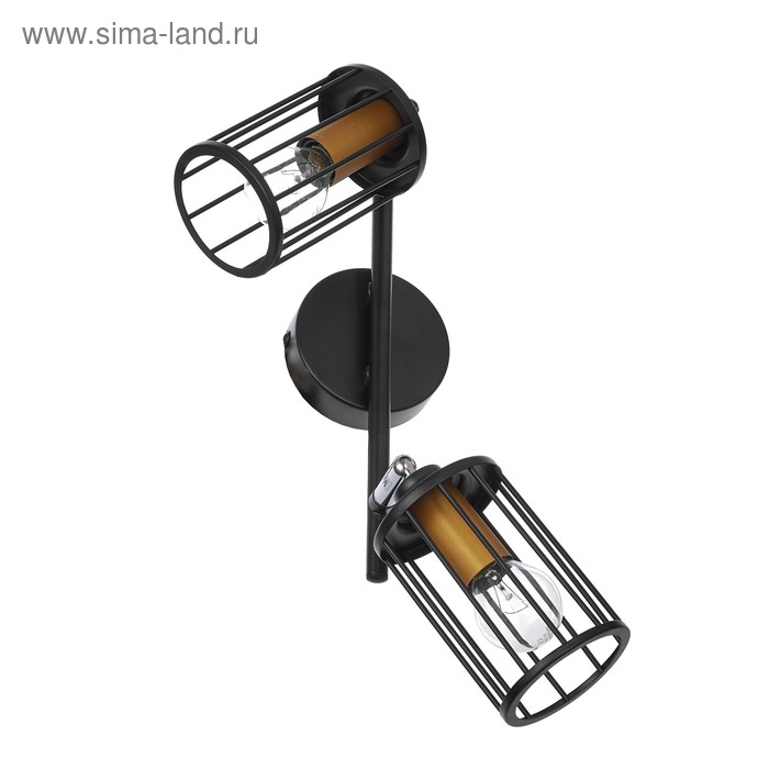 

Бра спот 46941/2 2хE14, 40W чёрный 30х18х16 см