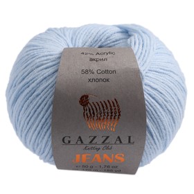 

Пряжа "Jeans-GZ" 58% хлопок, 42% акрил 170м/50гр (1109)