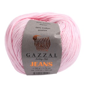 

Пряжа "Jeans-GZ" 58% хлопок, 42% акрил 170м/50гр (1116)