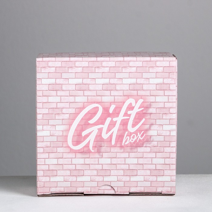 фото Коробка‒пенал gift box, 15 × 15 × 7 см дарите счастье
