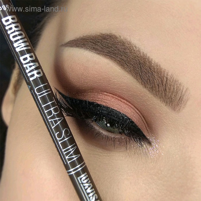 

Карандаш для бровей Luxvisage Brow Bar Ultra Slim, механический, тон 306 espresso