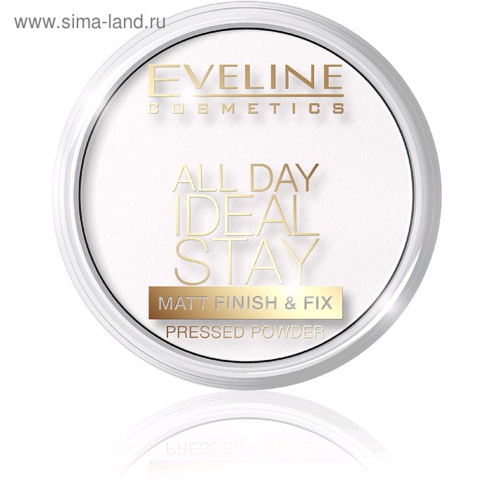 Пудра для лица Eveline All Day Ideal Stay, матирующе-укрепляющая, тон 60 white eveline all day ideal stay powder