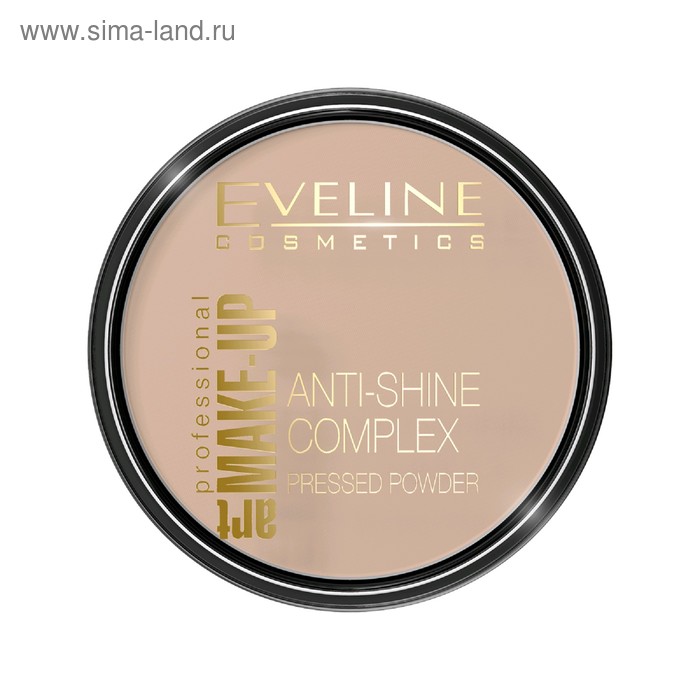 

Пудра для лица Eveline Anti-Shine Complex, матирующая, тон 35 золотой беж