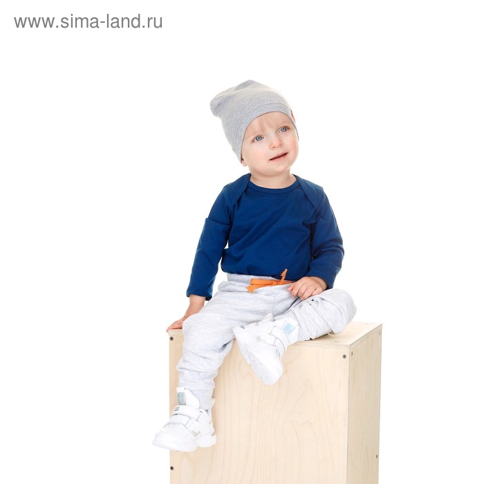 фото Футболка для мальчика, рост 80 см, цвет синий umka