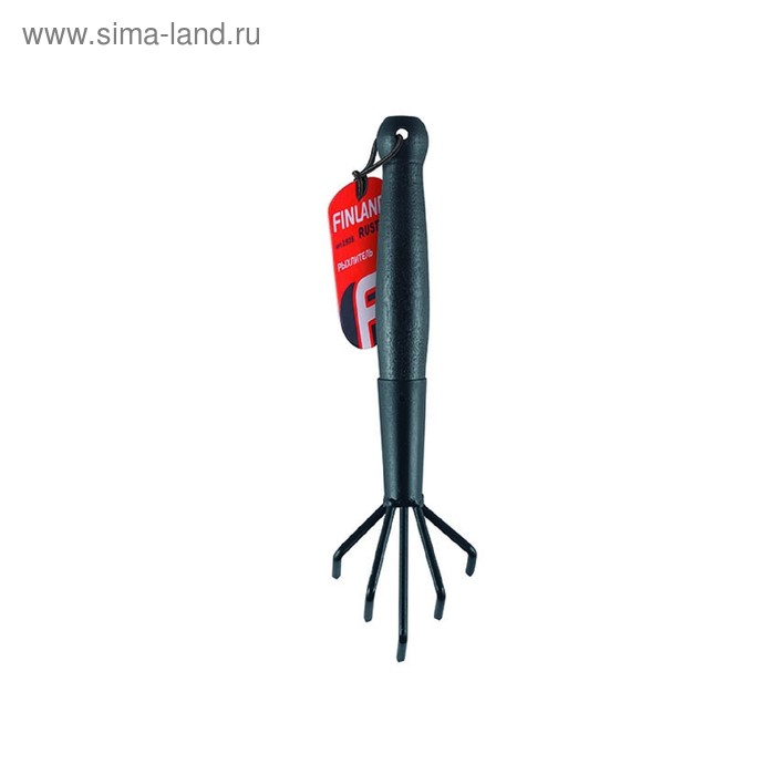 Рыхлитель, 5 зубцов, длина 36 см, с пластиковой ручкой, Finland рыхлитель р 5 с деревянной ручкой