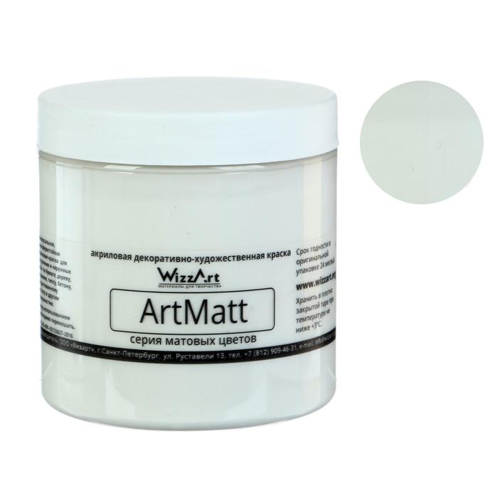 

Краска акриловая Matt, 500 мл, WizzArt, белая матовая, морозостойкий