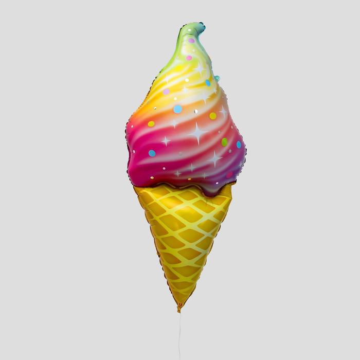 Шар фольгированный 48 «Мороженое» шар фольгированный 24 разноцветное мороженое