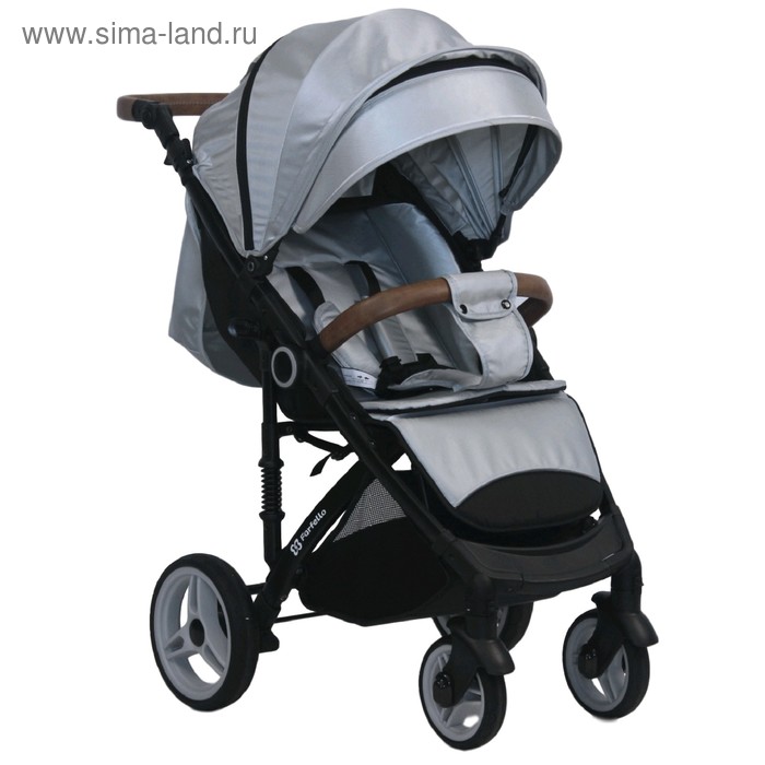 

Коляска прогулочная с автолюлькой Farfello Bino Angel Comfort, цвет silver