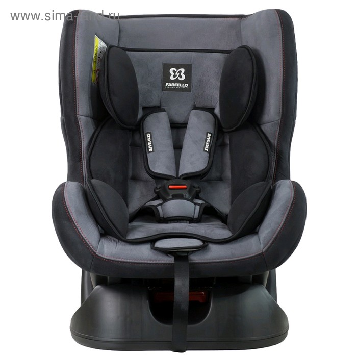 

Автокресло Farfello GE-B велюр, группа 0+/1 (0-18 кг), цвет серо-чёрный
