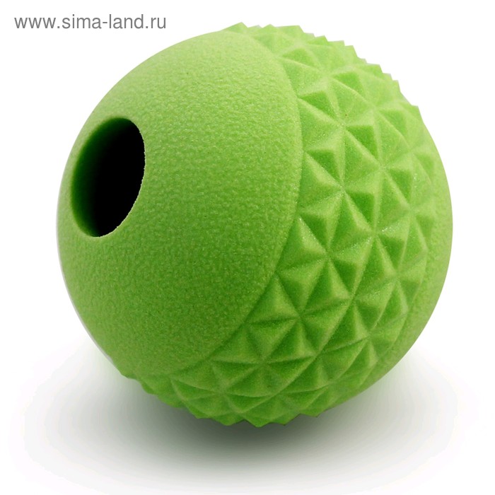 фото Игрушка для собак triol aroma "мяч", tpr, аромат яблока, 6,4 см, зелёная