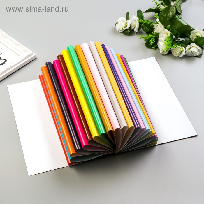 фото Цветная бумага мелованная "космические путешественники" набор 48шт, а4, 65 гр/м2