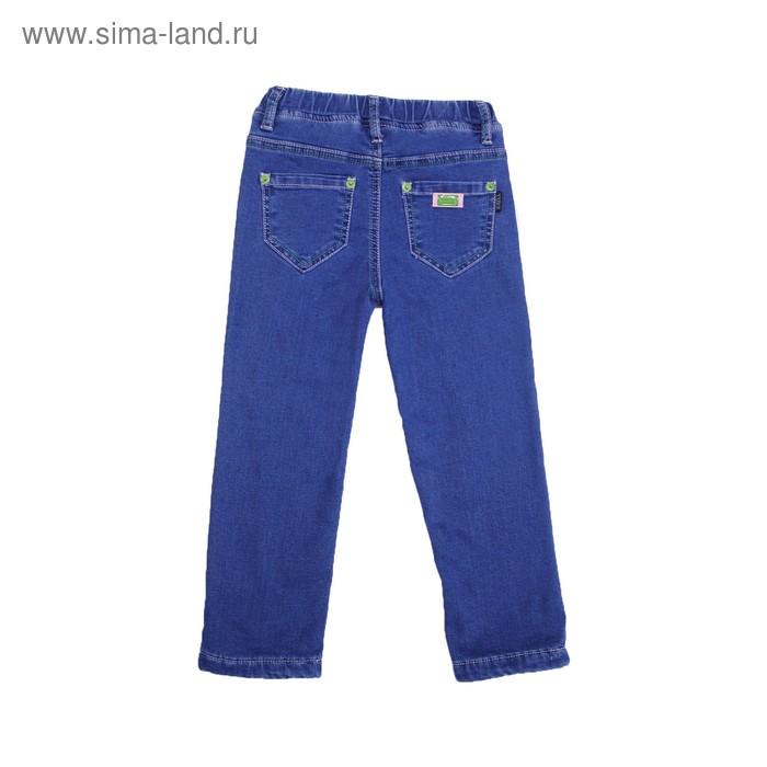 фото Джинсы для девочек, утеплённые, рост 98 см yuke jeans