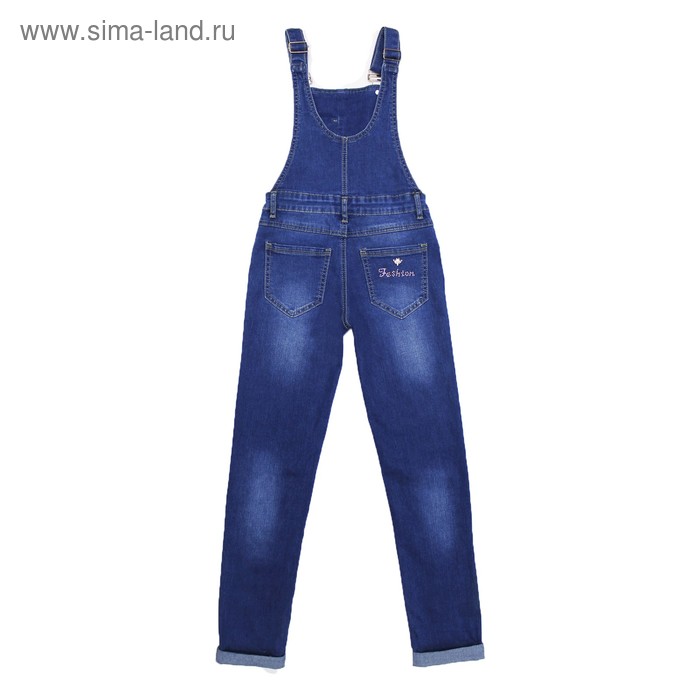 фото Комбинезон джинсовый для девочек, рост 170 см yuke jeans