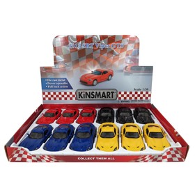

Машина металлическая SRT Viper GTS, 1:36, открываются двери, инерция, цвет синий