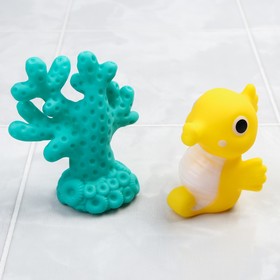 

Набор резиновых игрушек для игры в ванной «Водный мир», с пищалкой, 7 шт