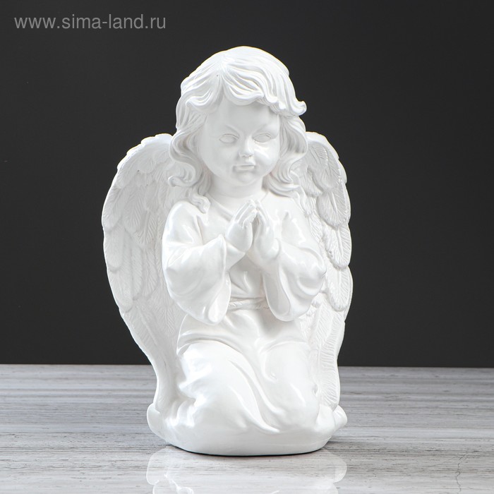 

Статуэтка "Ангел Молящийся", белая, 33 см