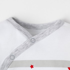 

Комбинезон Крошка Я "Новогодний медвежонок", белый, р.28, рост 86-92