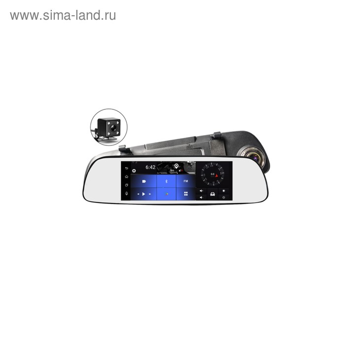 фото Видеорегистратор зеркало, радар-детектор trendvision amirror slim pro gps, bluetooth, wi-fi, 1920х1080