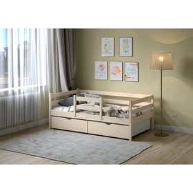

Кроватка Viki, спальное место 160х80 см, цвет бежевый, + ящики цвет бежевый