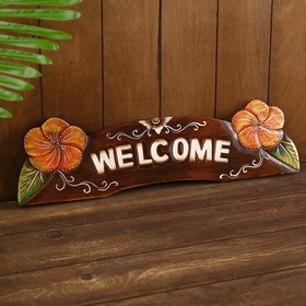 

Ключница "Welcome" дерево 50х13х1,5 см