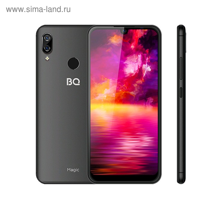 фото Смартфон bq s-6040l magic 6,09", ips, 32гб, 2гб, 13+2мп, 4g, android 9.0, чёрный