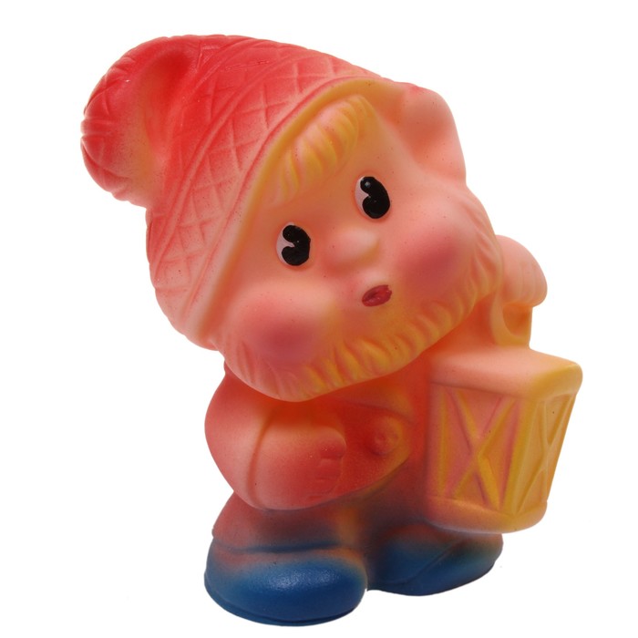 Резиновая игрушка "Гномик Кнопка"