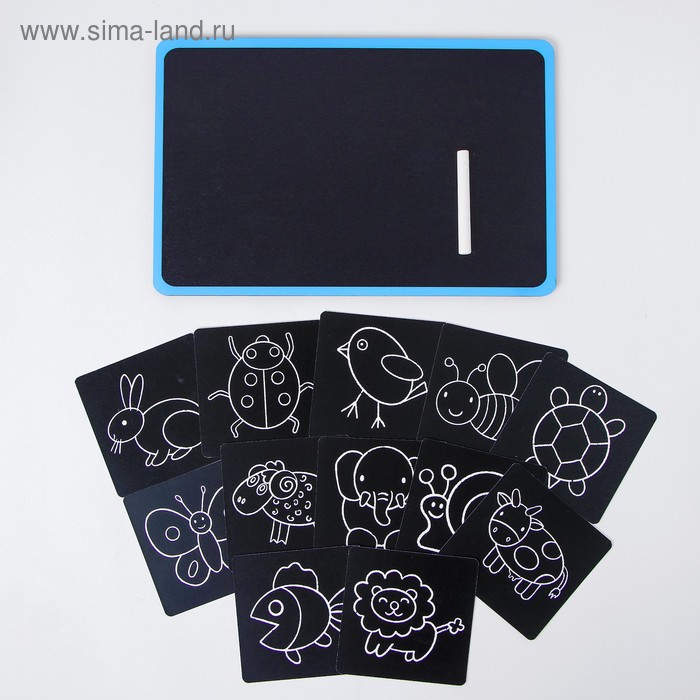 фото Меловая доска «уроки рисования» smile decor
