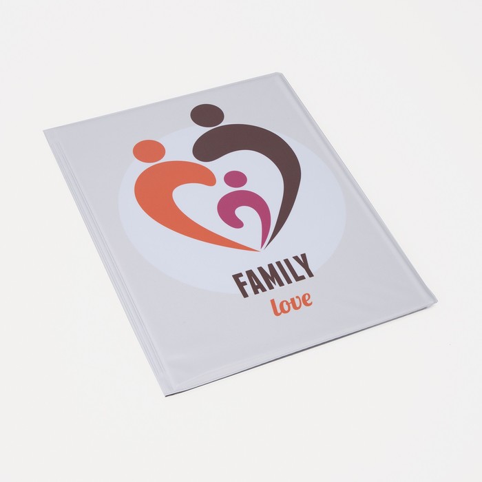 

Папка для семейных документов, 4 комплекта, цвет светло-серый, «Family Love»