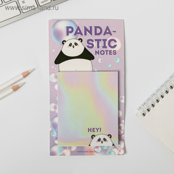 

Блок бумаги для записи на магните Pandastic notes, 30 листов