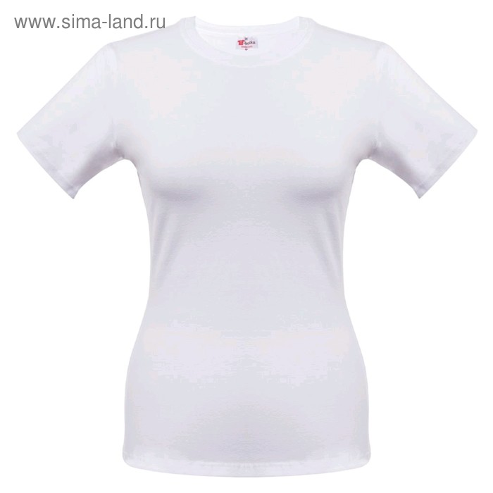 

Футболка женская T-bolka Stretch Lady, размер XL, цвет белый